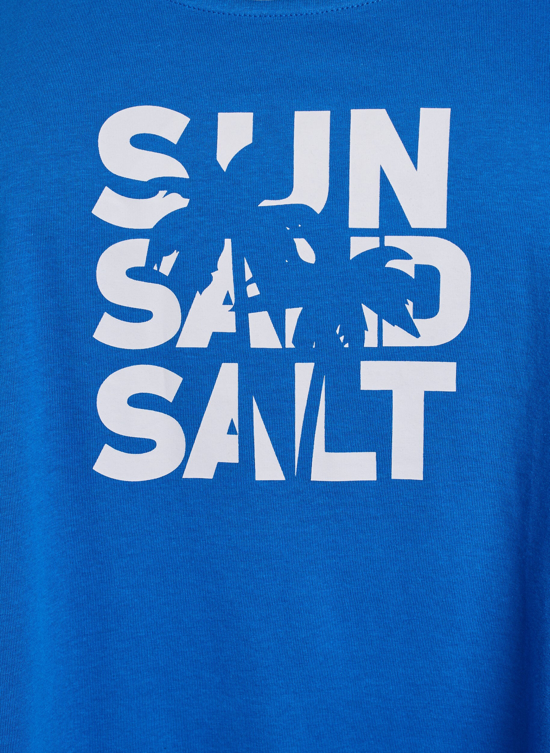 Zizzi Bomullstopp med A-form, Bl&aring;, Packshot image number 2