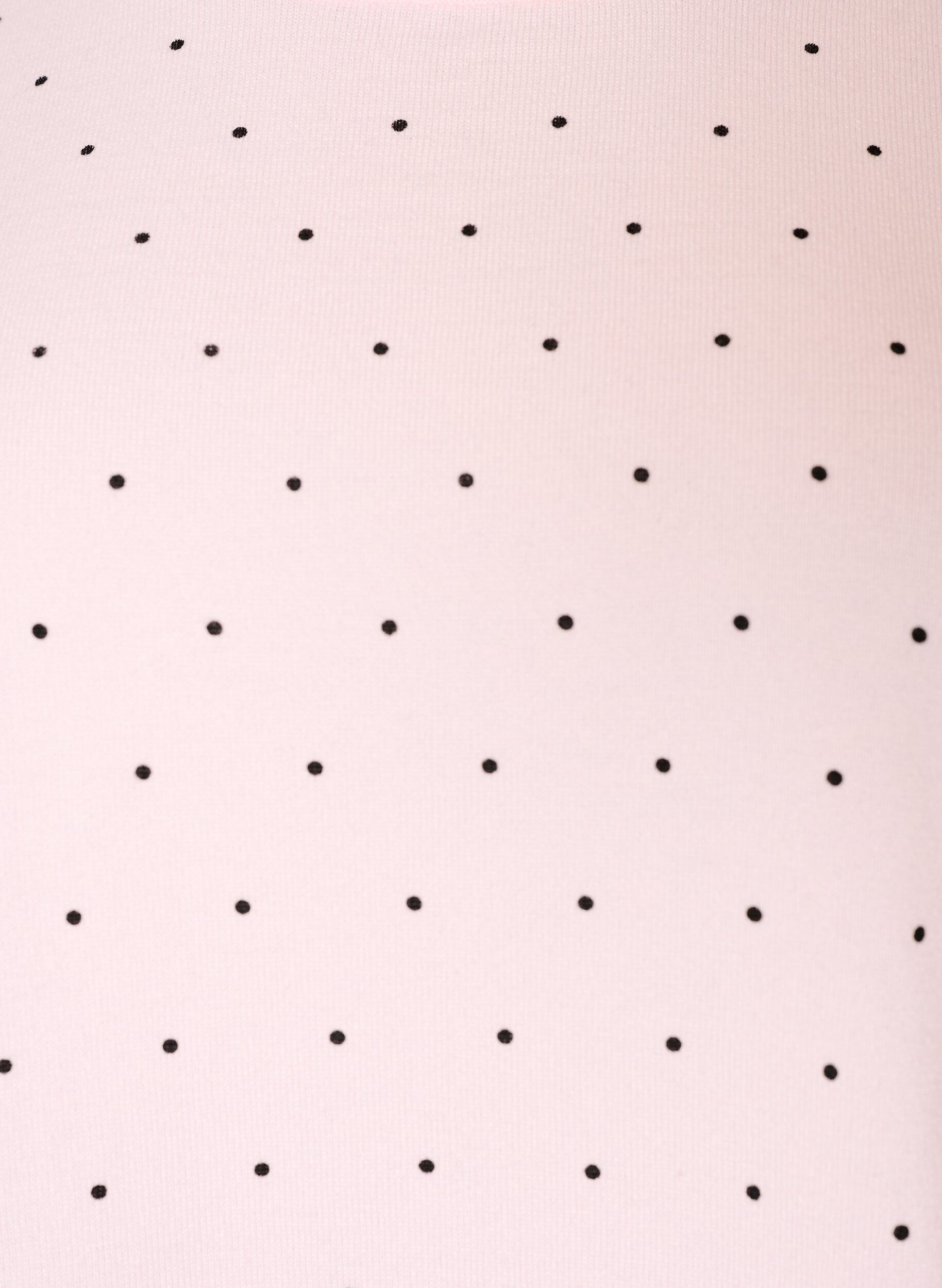 ZizziStrikkebluse med sm&aring; prikker, Rosa, Packshot image number 2