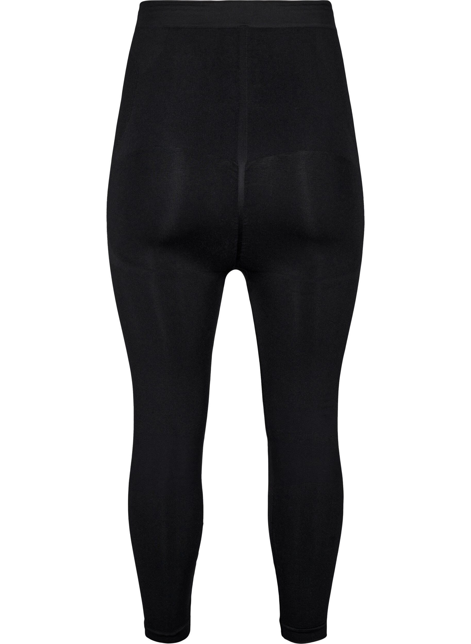 Zizzi Shapewear leggings med h&oslash;yt liv, Svart, Packshot image number 1