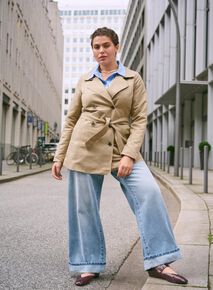 Kort trenchcoat,  Kort trenchcoat, , Model