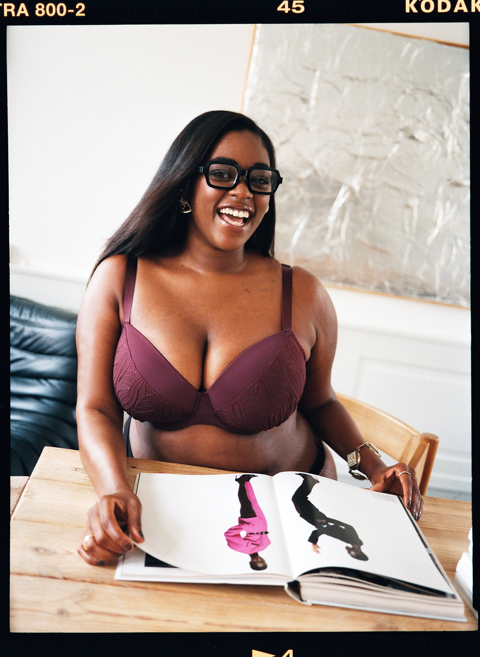 Zizzi Formpresset BH med blonder og draperte detaljer, R&oslash;d, Image image number 0