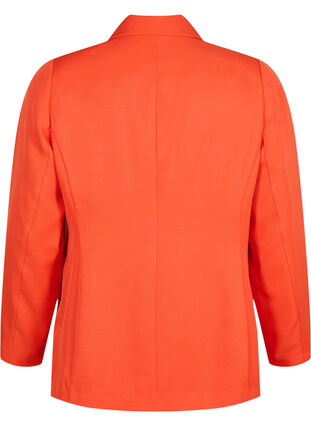 FLASH - Enkel blazer med knapp, Orange.com, Packshot image number 1