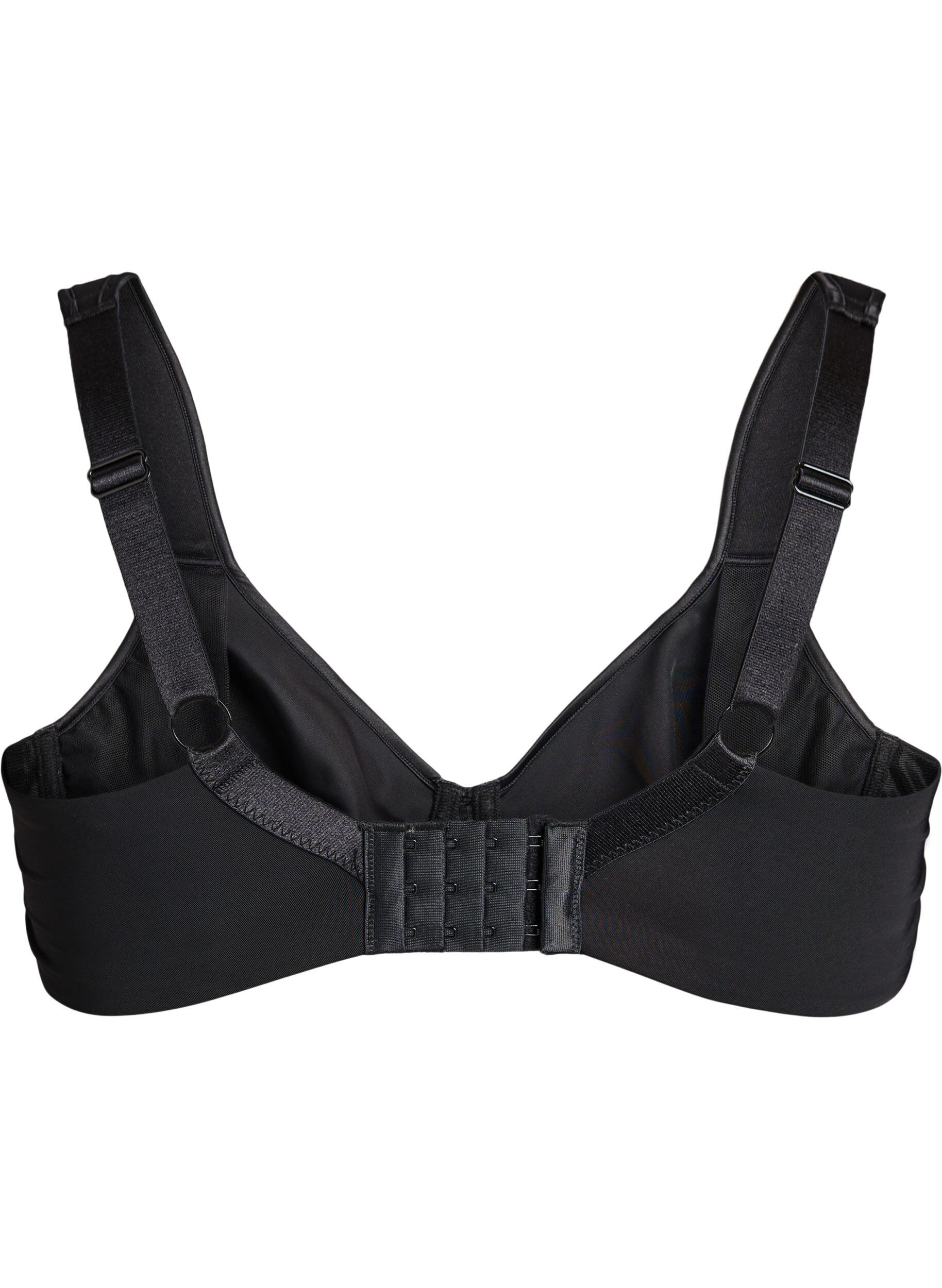 ZizziMinimizer-BH med polstrede stropper, Svart, Packshot image number 1