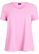 Basis enkel bomulls t-skjorte, Rosa, Packshot image number 0
