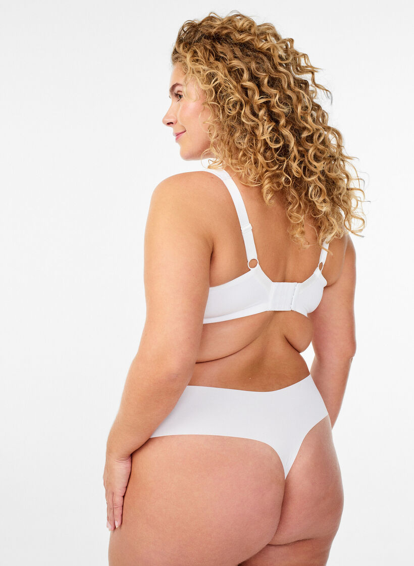 Minimizer-BH med polstrede stropper, Hvit, Model image number 2