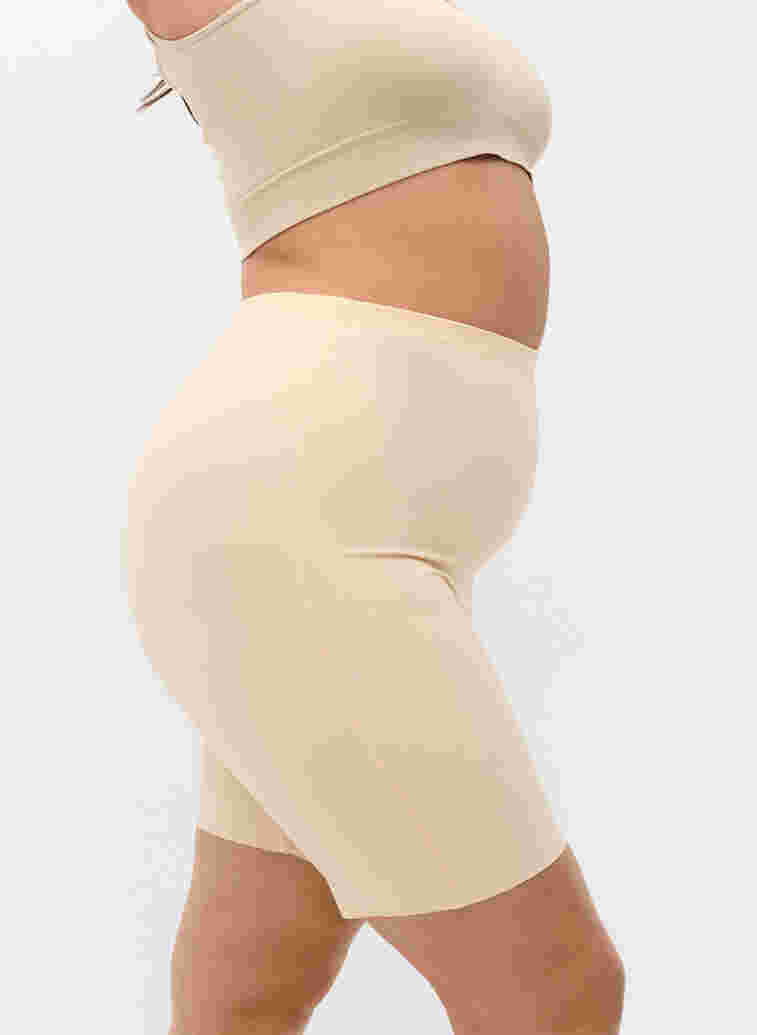 Light shapewear shorts med høyt liv, Nude, Model image number 2
