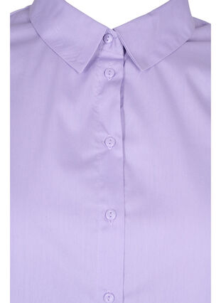 Langermet skjorte med høy mansjett, Lavender, Packshot image number 2