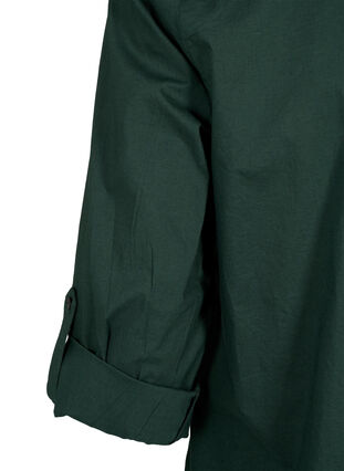Zizzi FLASH – skjorte med hekledetaljer, Scarab, Packshot image number 3