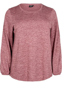 FLASH - Jerseybluse med lange ermer, Rosa FLASH - Jerseybluse med lange ermer
