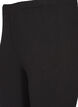Leggings i bomull med f&ocirc;r, Svart, Packshot image number 3