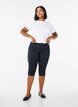 Slim-fit capri-jeans med lommer, Svart, Model image number 0