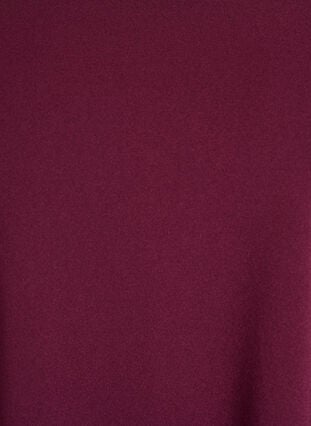 Zizzi FLASH - Kort A-linje kjole med 3/4 ermer, Rød, Packshot image number 2