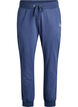 L&oslash;se joggebukser med lommer, Bl&aring;, Packshot image number 0