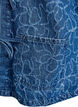 Denimjakke med knytelukking og lommer, Blue Denim Destroy, Packshot image number 3