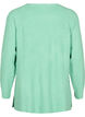Strikket bluse med rund hals, Light G. Green Mel., Packshot image number 1