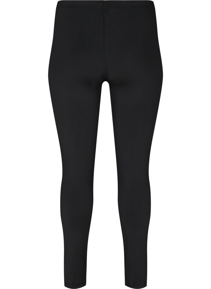 Basisleggings, 2.stk, Black, Packshot image number 1