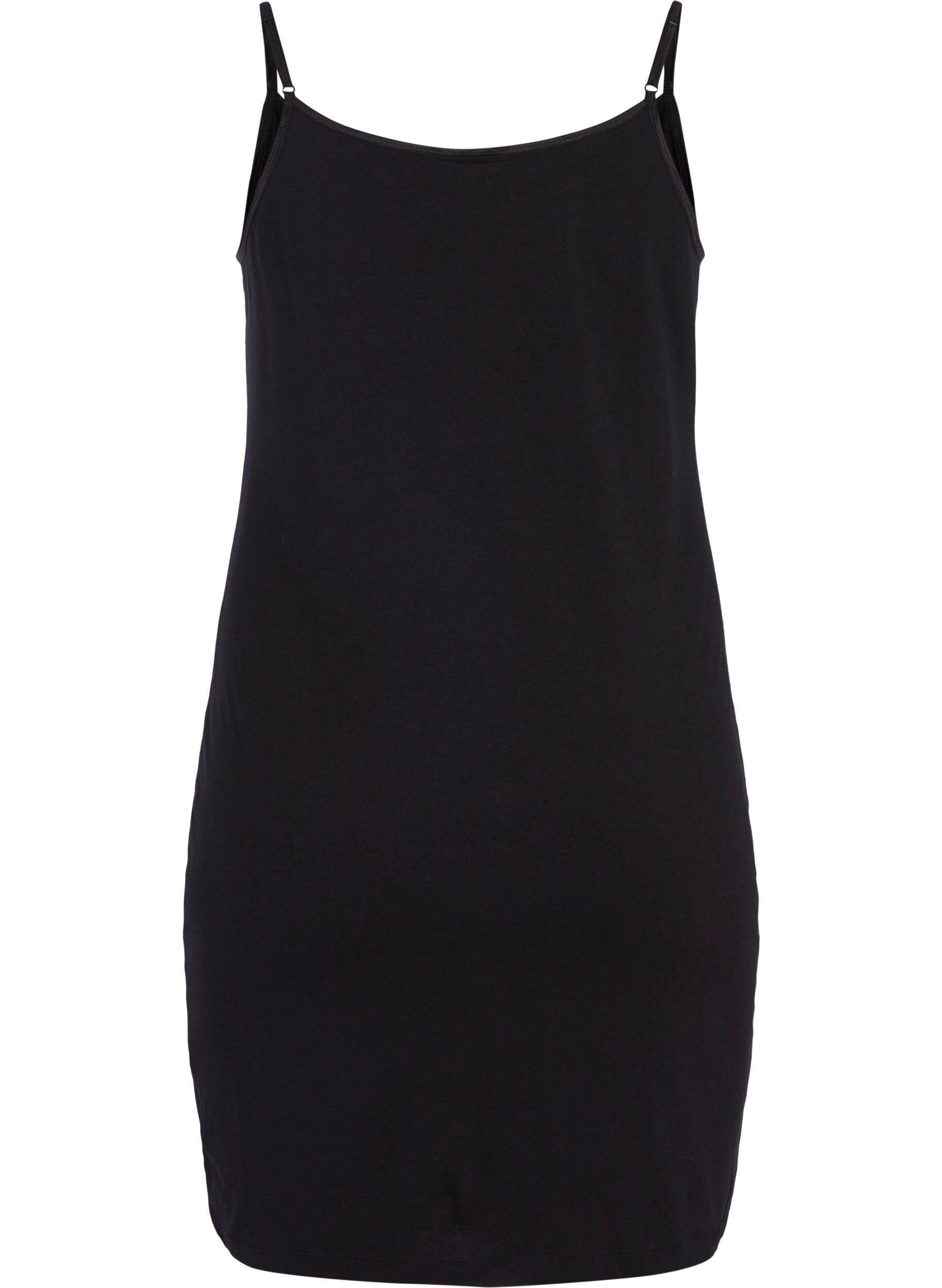 Zizzi Lang basis topp, Black, Packshot image number 1