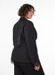 Blazer med blondedetaljer, Svart, Model image number 2