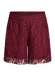 Loose fit blonde shorts, Mørk Bordeaux, Packshot image number 0