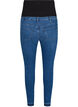 Amy jeans til gravide, Blue denim, Packshot image number 1