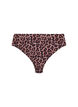 Leopardmønstret brazilian-bikinitruse, Beige, Packshot image number 0