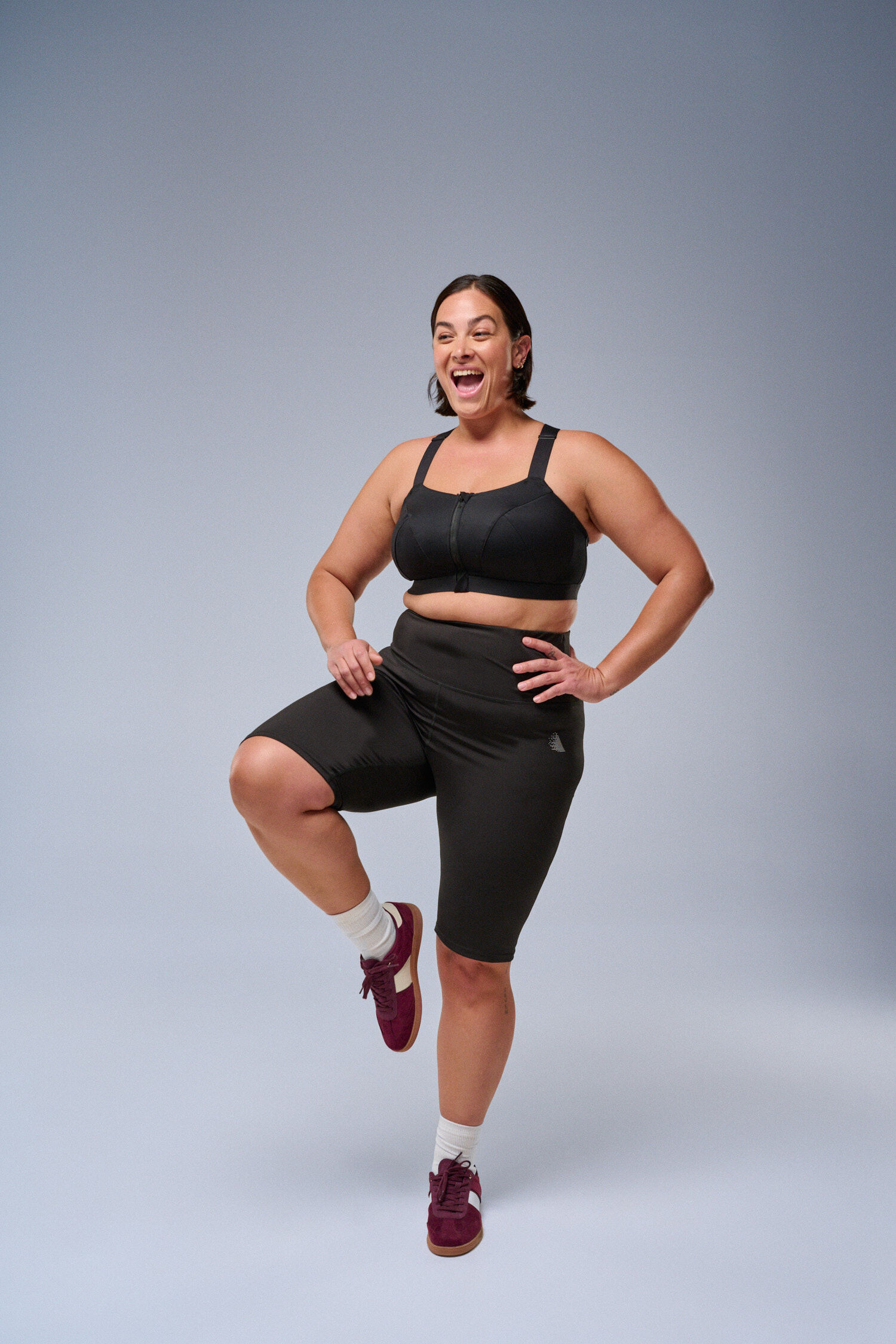 Zizzi Sports-bh med h&oslash;y st&oslash;tte, , Model