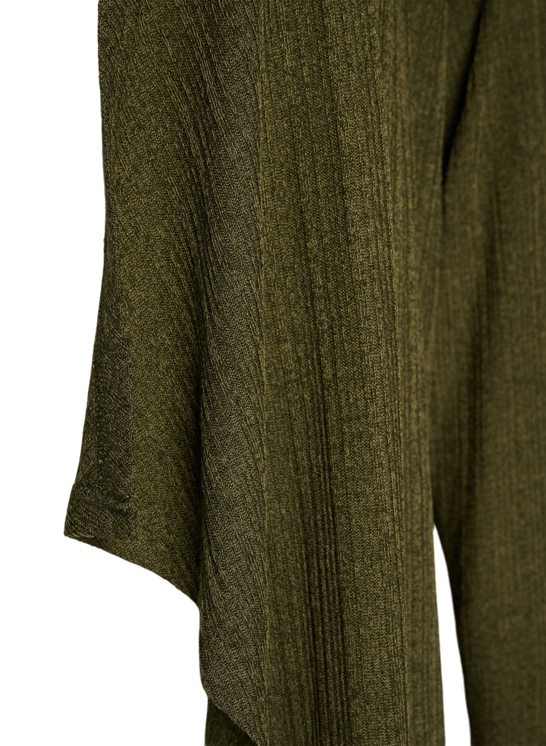 Zizzi&Aring;pen cardigan i teksturert jersey, Bl&aring;, Packshot image number 2