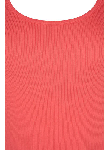 Basis tanktopp i en ribbet struktur, 2 stk., Navy B/Dubarry, Packshot image number 3