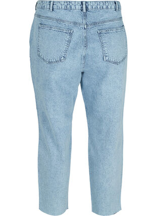 Cropped mom fit Mille jeans med en løs passform, Snow Wash 2, Packshot image number 1