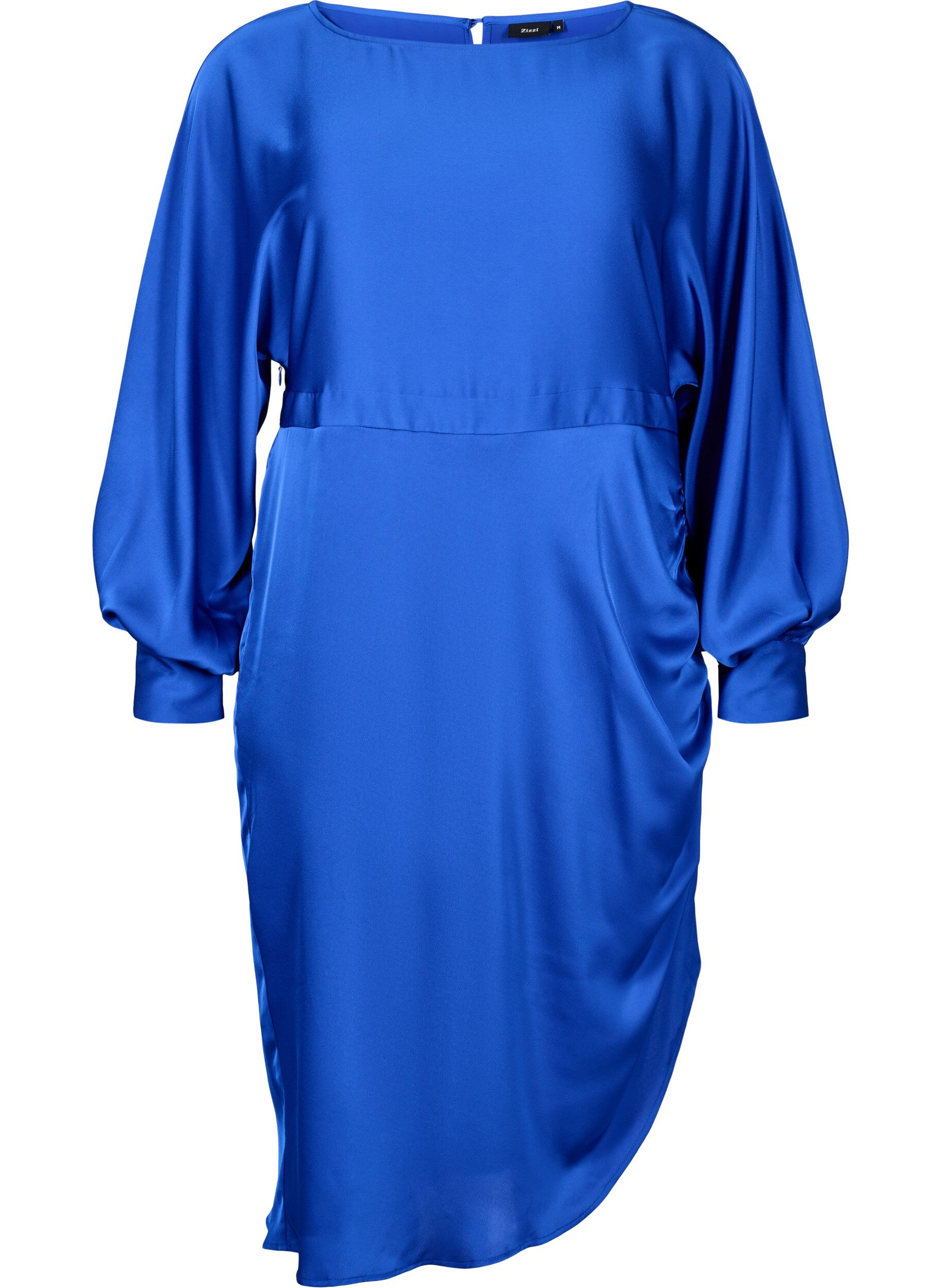 Zizzi Satengkjole med ballongermer, Surf the web, Packshot image number 0