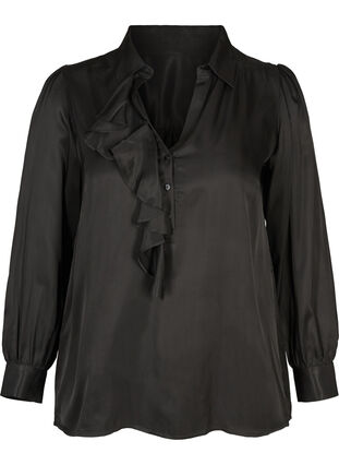 Skjorte, Black, Packshot image number 0