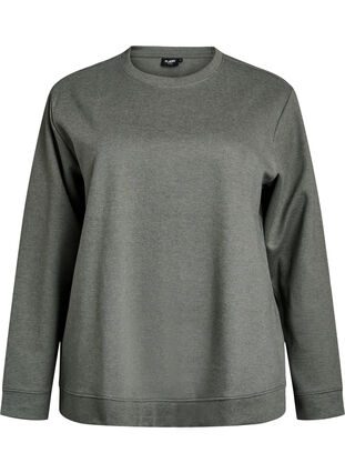 Zizzi FLASH - Genser med crewneck, Grønn, Packshot image number 0