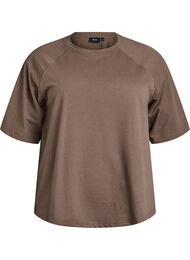 Jerseybluse med 1/2 raglanermer, Morel