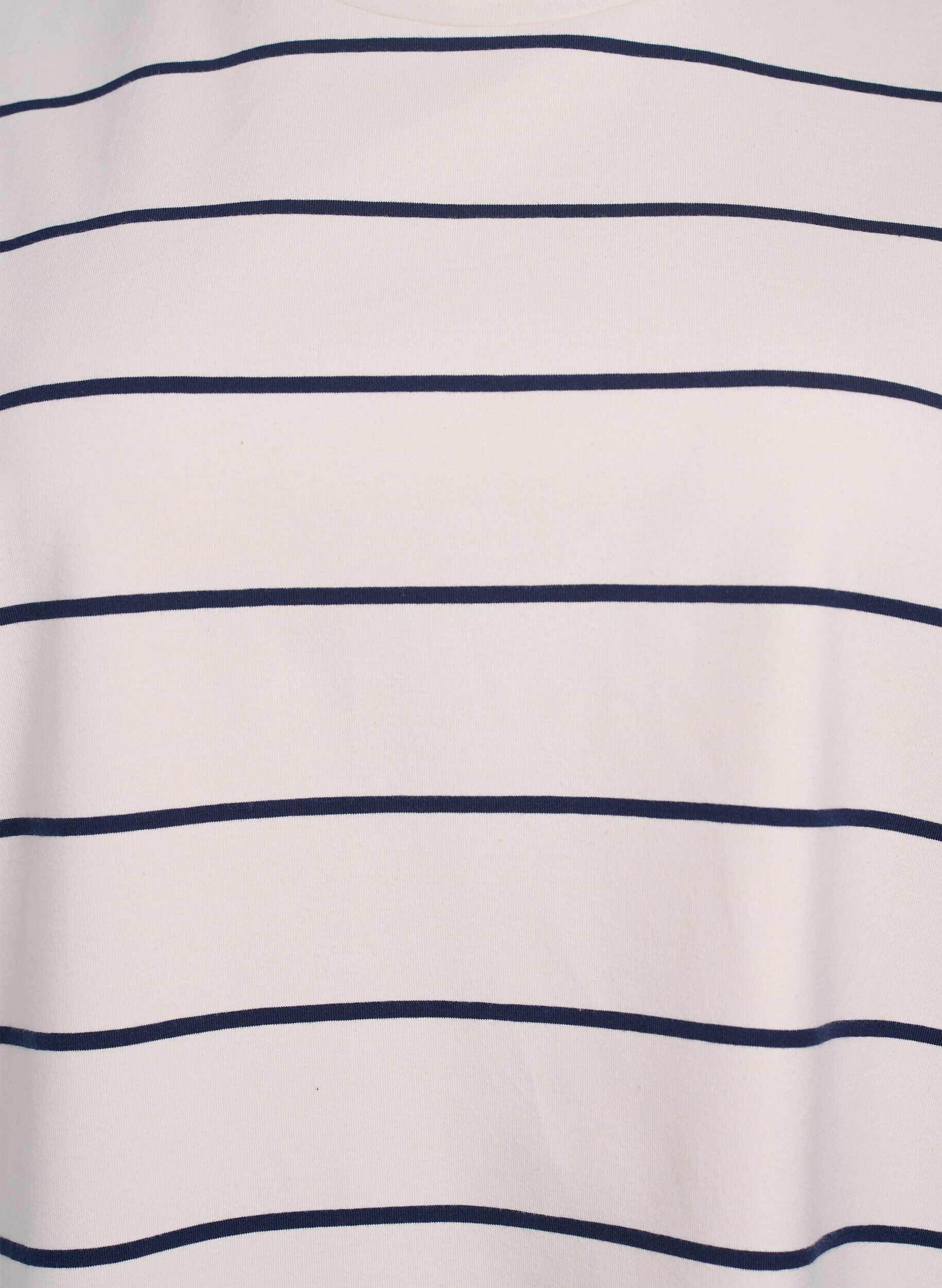 Zizzi Kort jerseykjole med striper, Beige, Packshot image number 2