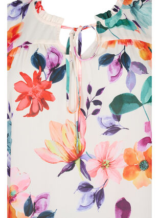 Blomstrete topp med knytedetaljer, Buttercream Flower, Packshot image number 2