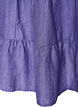 Teksturert A-line kjole, Lilla, Packshot image number 3