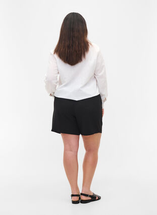 Løse shorts med lommer, Black, Model image number 1