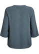 Bluse med 3/4 ermer, Gr&oslash;nn, Packshot image number 1