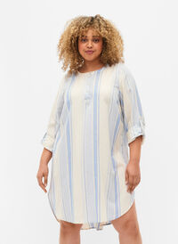 Stripete kjole med lange ermer, Birch w. Stripes, Model