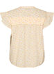 Ermel&oslash;s A-linje bomullsskjorte bluse, Gul, Packshot image number 1
