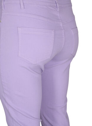 Tettsittende Emily capirbukser, Lavender, Packshot image number 3