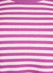 Stripete bluse med lange ermer, Lilla, Packshot image number 2