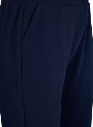 Løse bukser med 7/8 lengde, Navy Blazer Solid, Packshot image number 2