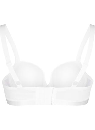 Zizzi Formstøpt BH med mesh, Bright White, Packshot image number 1