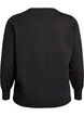 Finstrikket cardigan med rund hals, Svart, Packshot image number 1