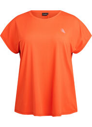 Ensfarget trenings-T-skjorte, Orange