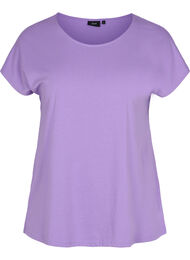 T-skjorte i bomullsmiks, Paisley Purple