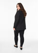 Leggings med glitterstripe og splitter, Svart, Model image number 2