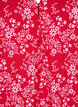 Knelang kjole med blomstertrykk og 3/4 ermer, Rød, Packshot image number 2