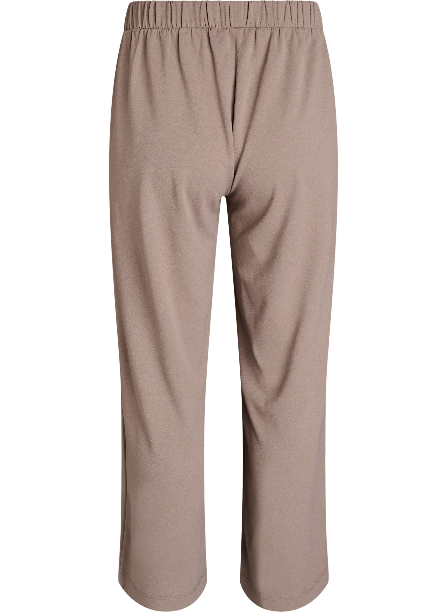 ZizziBukser med vide ben, Beige, Packshot image number 1